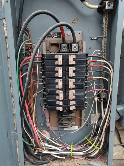 electrical panel box with no breakers|empty circuit breaker box.